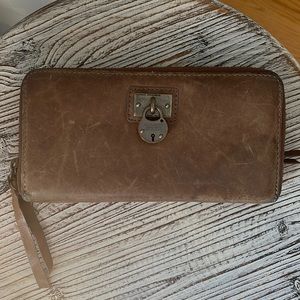 AllSaints leather wallet